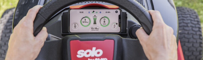 Новинка из Германии: умные садовые тракторы solo by AL-KO можно персонализировать с помощью смартфона