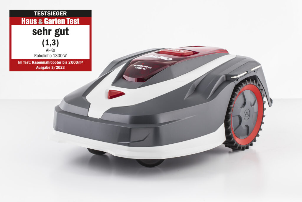 У тесті Haus & Garten Test з найвищою оцінкою 1,3 переміг робот Robolinho® 1300 W від AL-KO